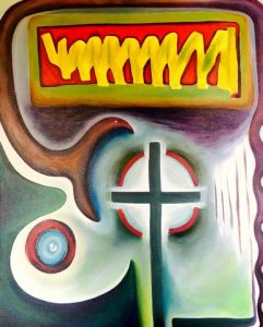 Your Breath Makes Me Holy - acrylic on canvas