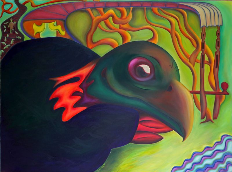 'Hunter' 
Oil on canvas/900x1200mm