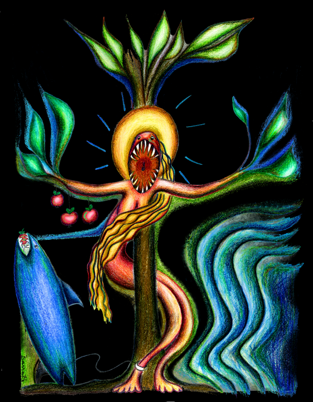 "Eve on the Cross" 