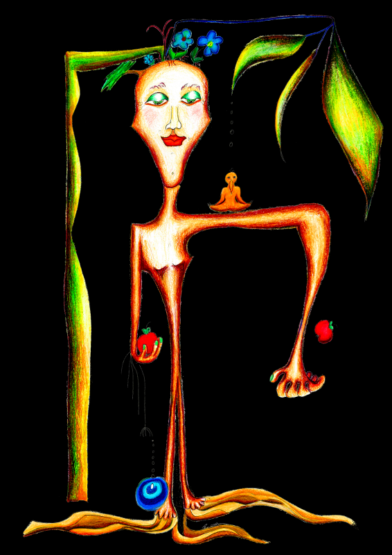 "Eve Has a Garden On Her Head""